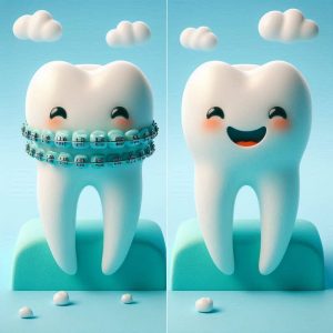 The difference between an orthodontic toothbrush and a regular toothbrush